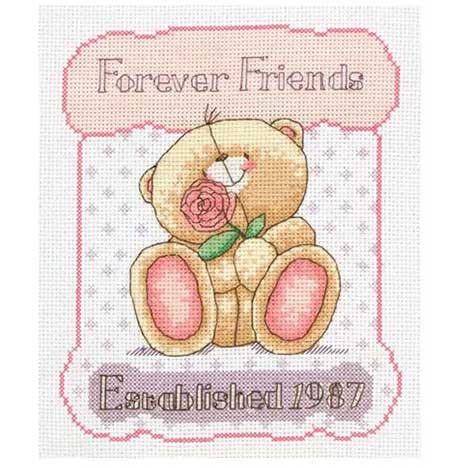25th Anniversary Forever Friends Cross Stitch Kit